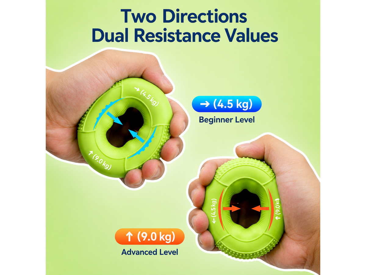 Hand Grip Strength Trainer 9 Piece