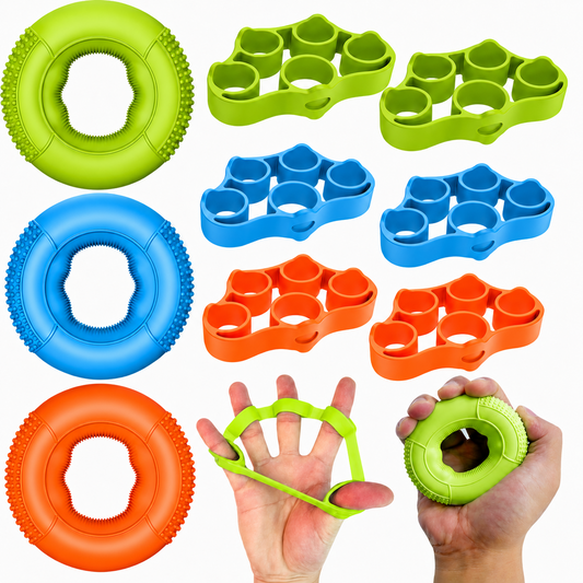 Hand Grip Strength Trainer 9 Piece