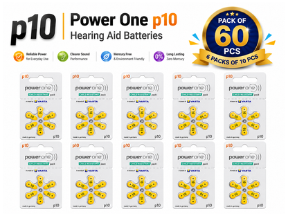 Hearing Aid Batteries Size 10