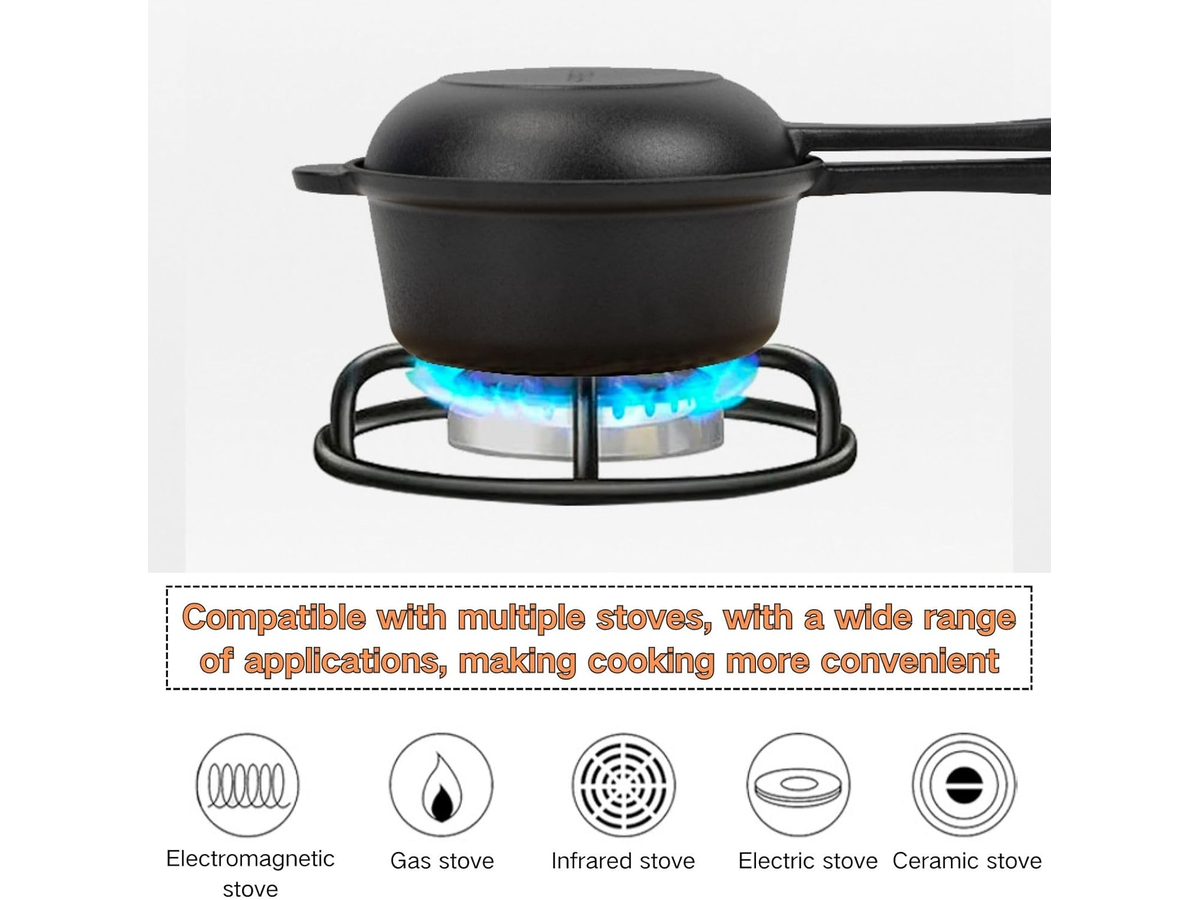 Cast Iron Saucepan with Lid
