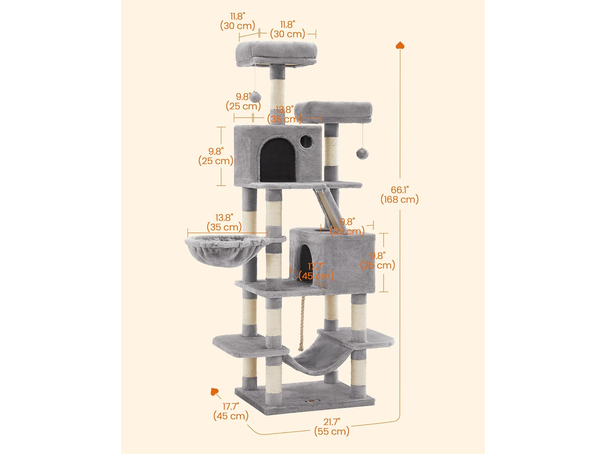 168CM Cat Tree House Tower