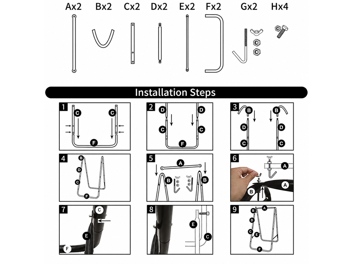 Hammock Chair Stand with Hanging Chair