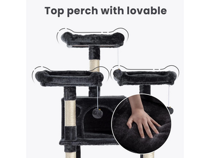 Cat Tree House Tower 173cm