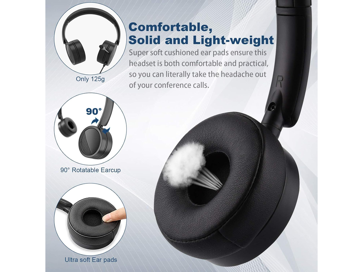 Computer Headset with Microphone
