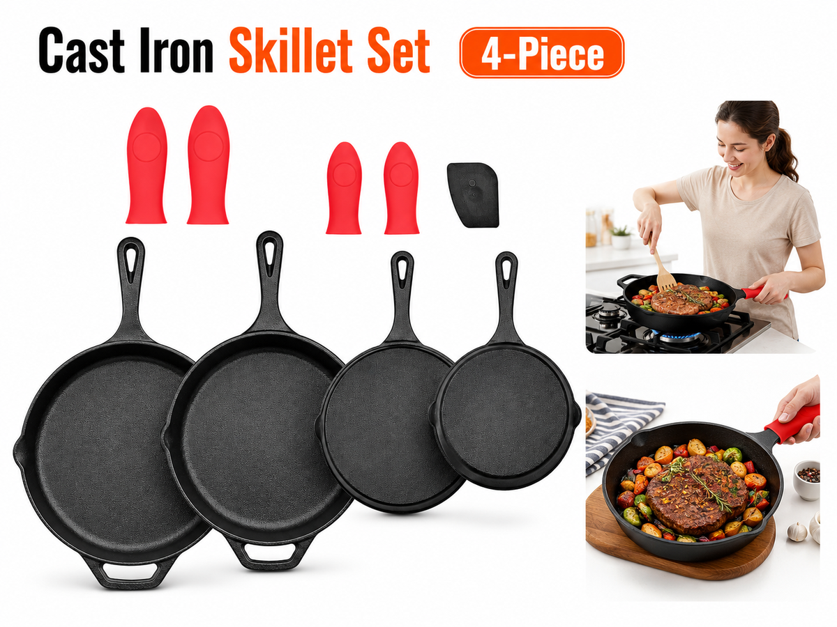 Cast Iron Skillet Set