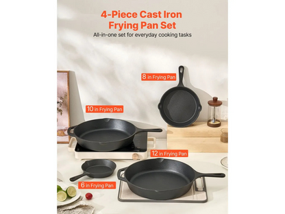 Cast Iron Skillet Set