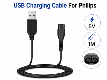 USB Charger Cable for Philips Shaver 5V
