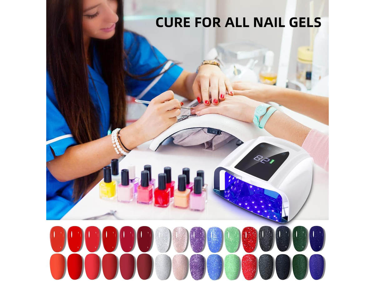 UV LED Nail Dryer Rechargeable Nail Lamp