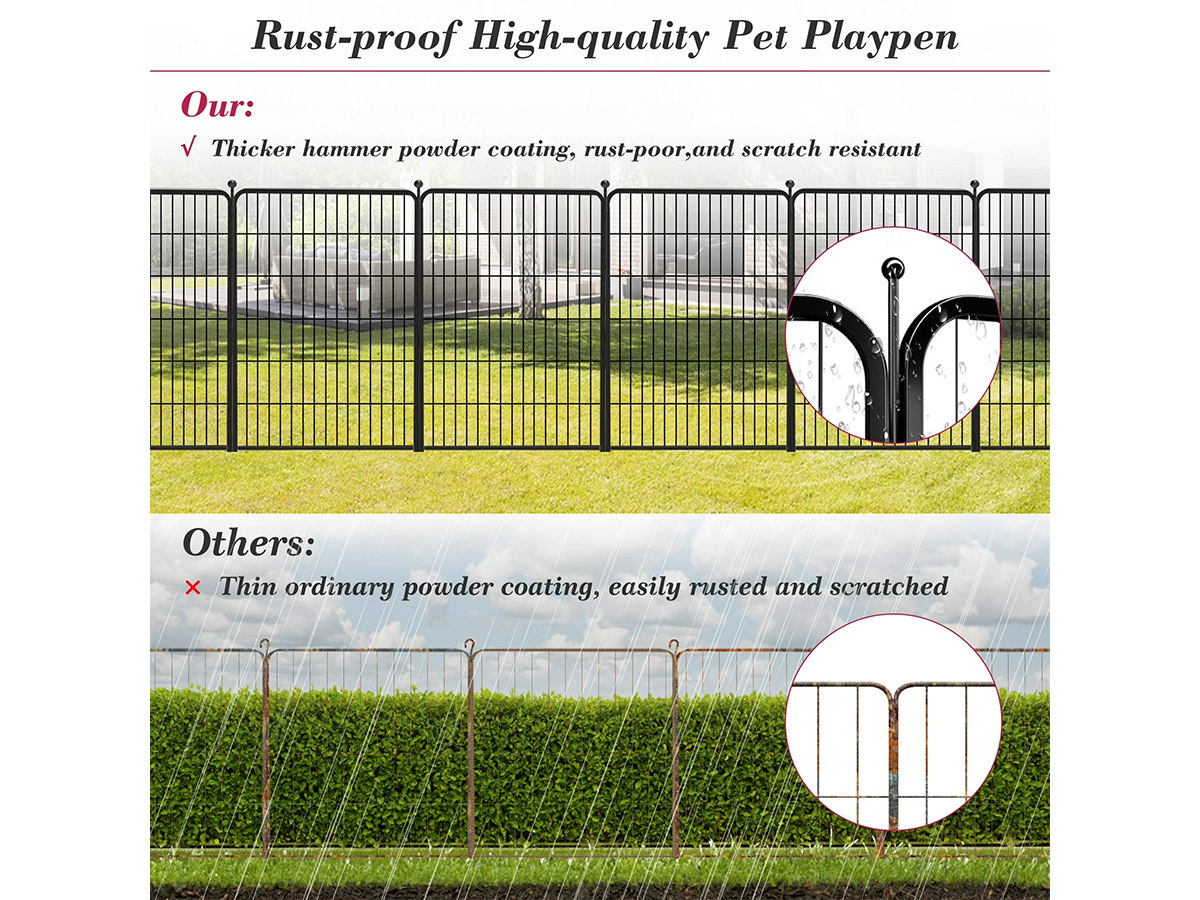 Dog Playpen Pet Play Pen 12 Panel 80*80cm