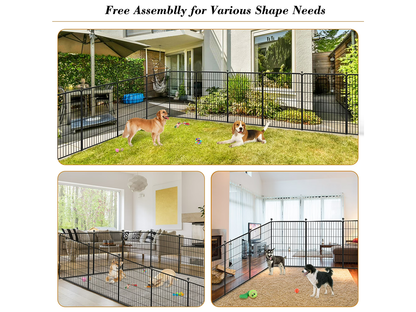Dog Playpen Pet Play Pen 12 Panel 80*80cm
