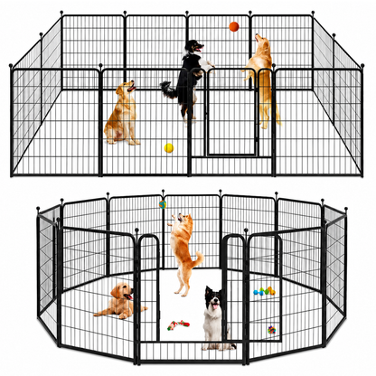 Dog Playpen Pet Play Pen 12 Panel 80*80cm
