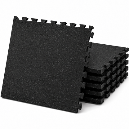 Gym Flooring Rubber Mats 6PCS