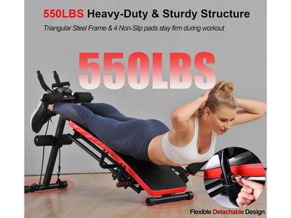Workout Bench with LCD Monitor