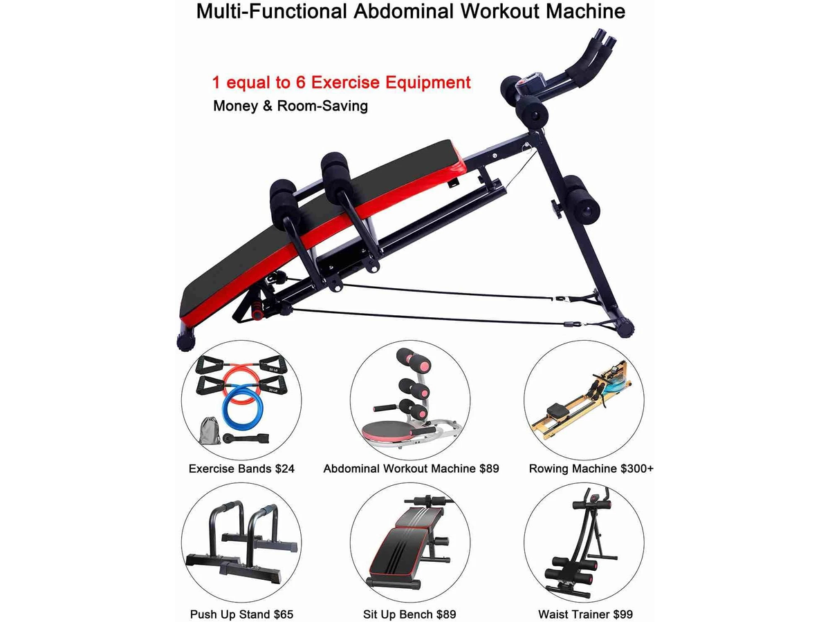 Workout Bench with LCD Monitor