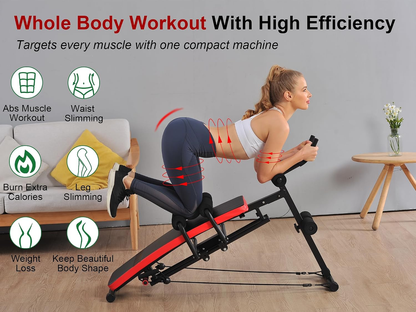 Workout Bench with LCD Monitor