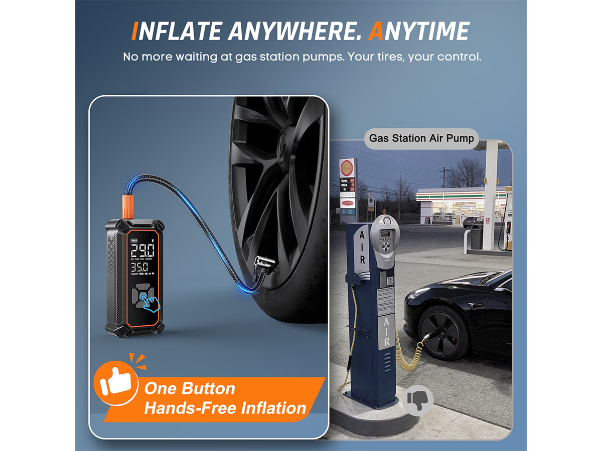 Cordless Tyre Inflator 160 PSI