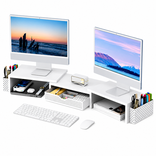 Dual Monitor Stand Riser