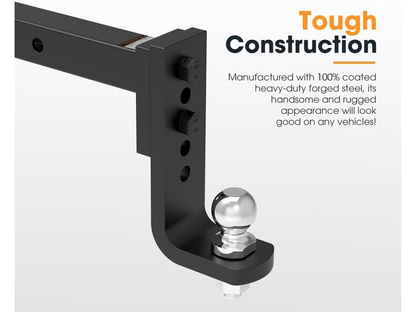 Adjustable Towbar Drop Tow Bar
