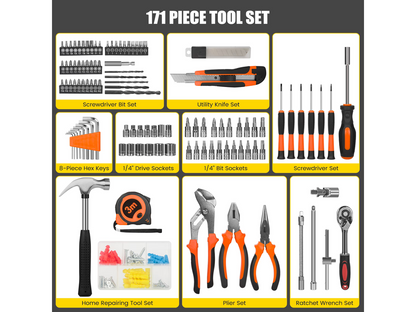 Socket Wrench Set 171 Piece