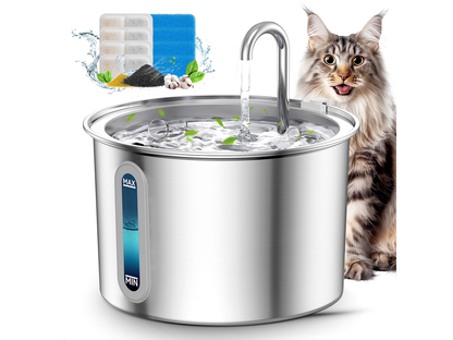 Cat Water Fountain Stainless Steel 2L