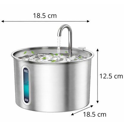 Cat Water Fountain Stainless Steel 2L