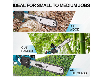 12 Inch Cordless Chain saw 21V Electric Pruning Saw
