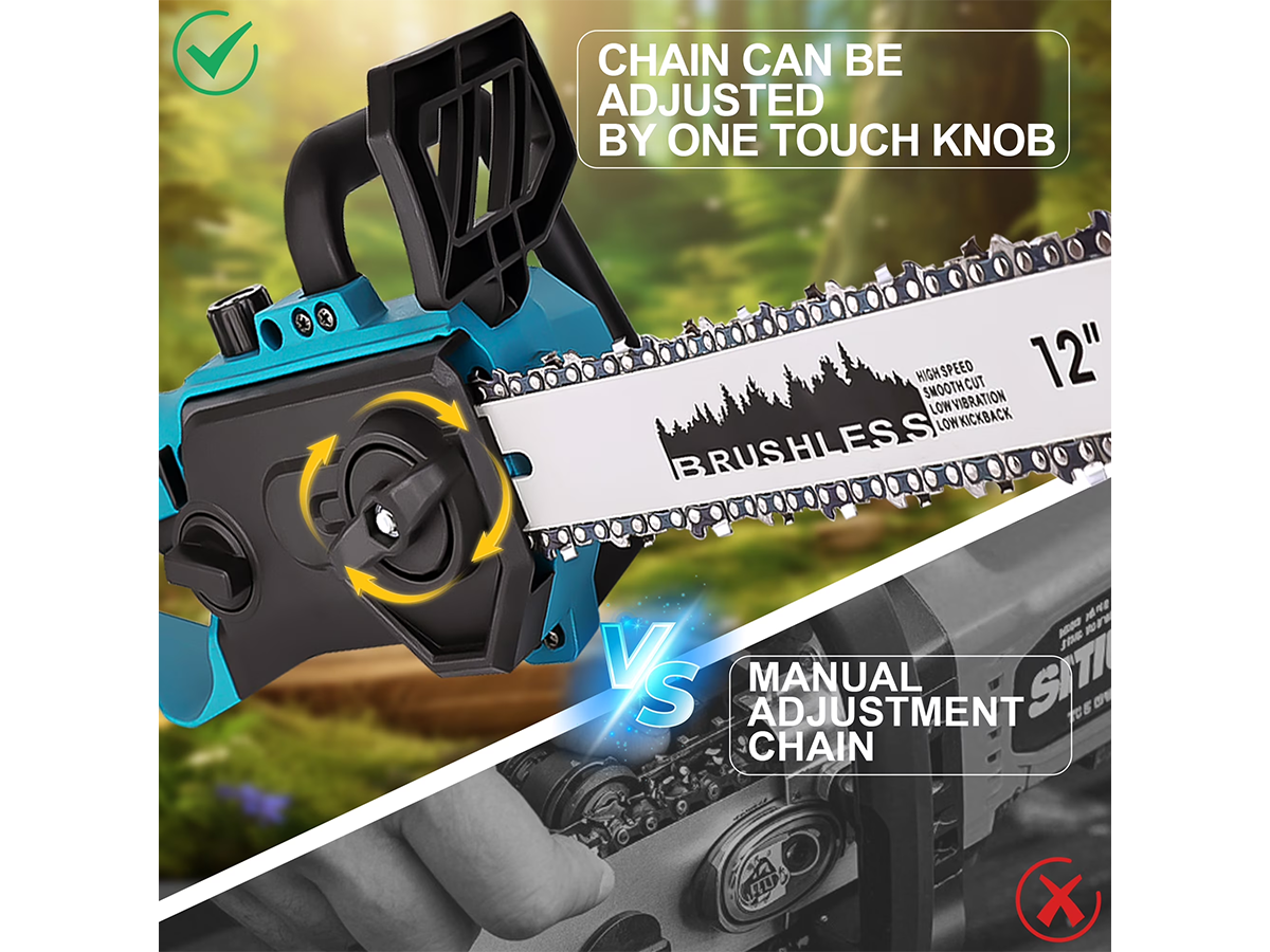 12 Inch Cordless Chain saw 21V Electric Pruning Saw