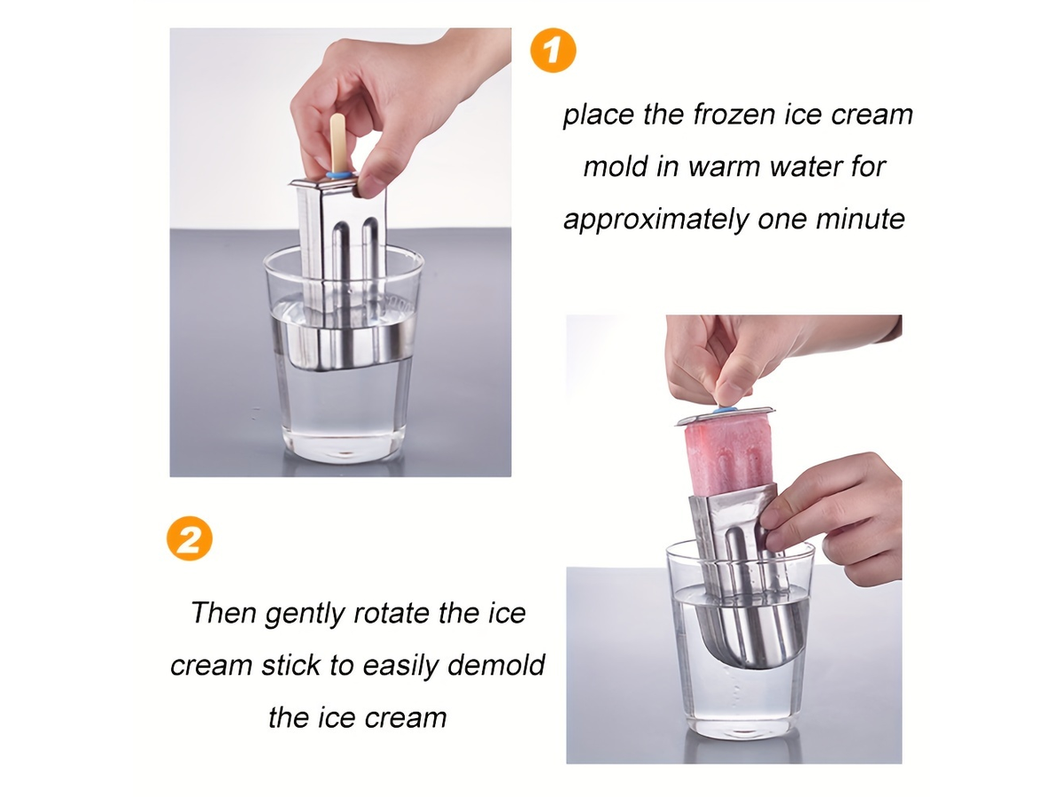 Stainless Steel Popsicle Mold Set