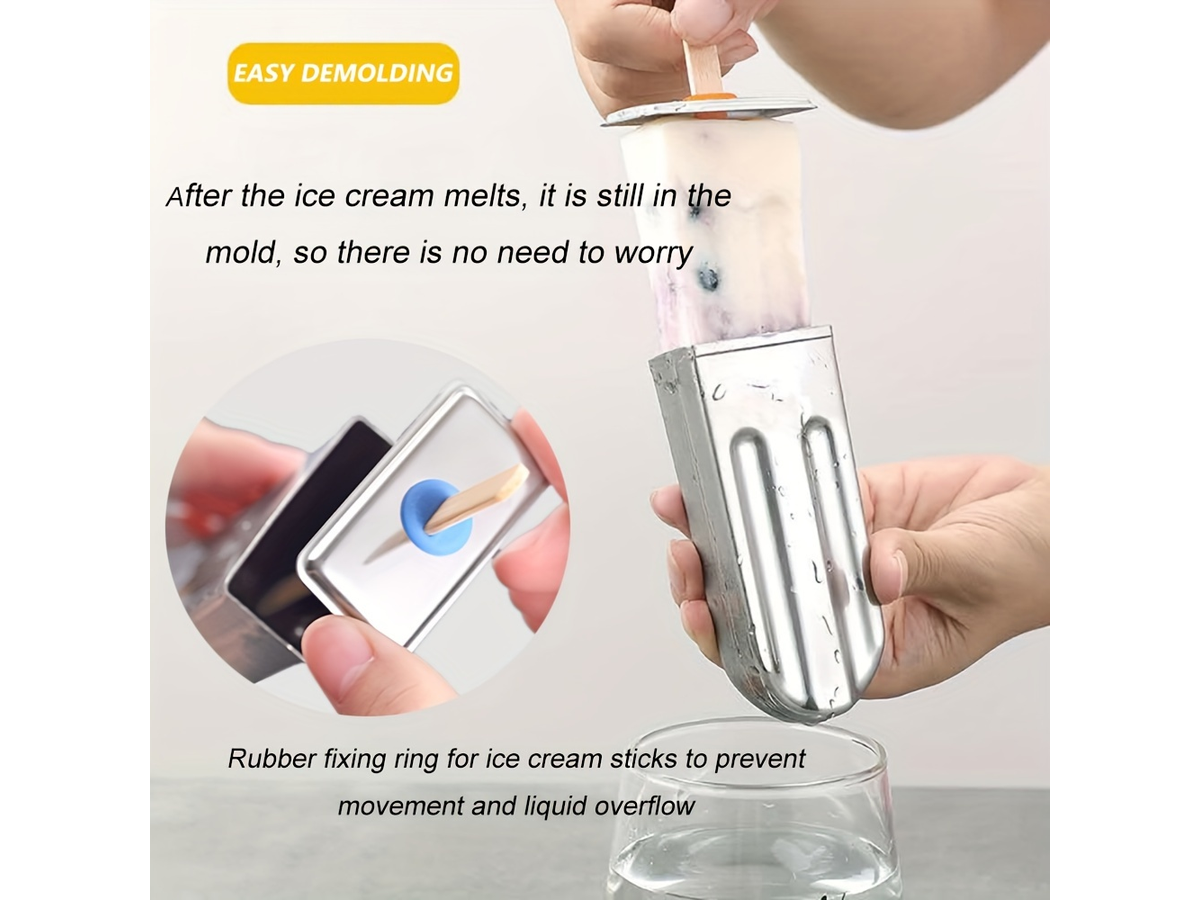 Stainless Steel Popsicle Mold Set