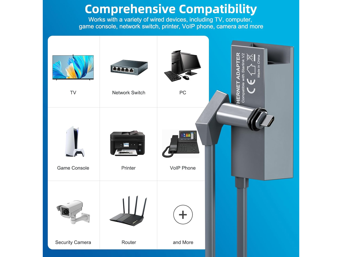 Starlink Gen 2 Ethernet Adapter