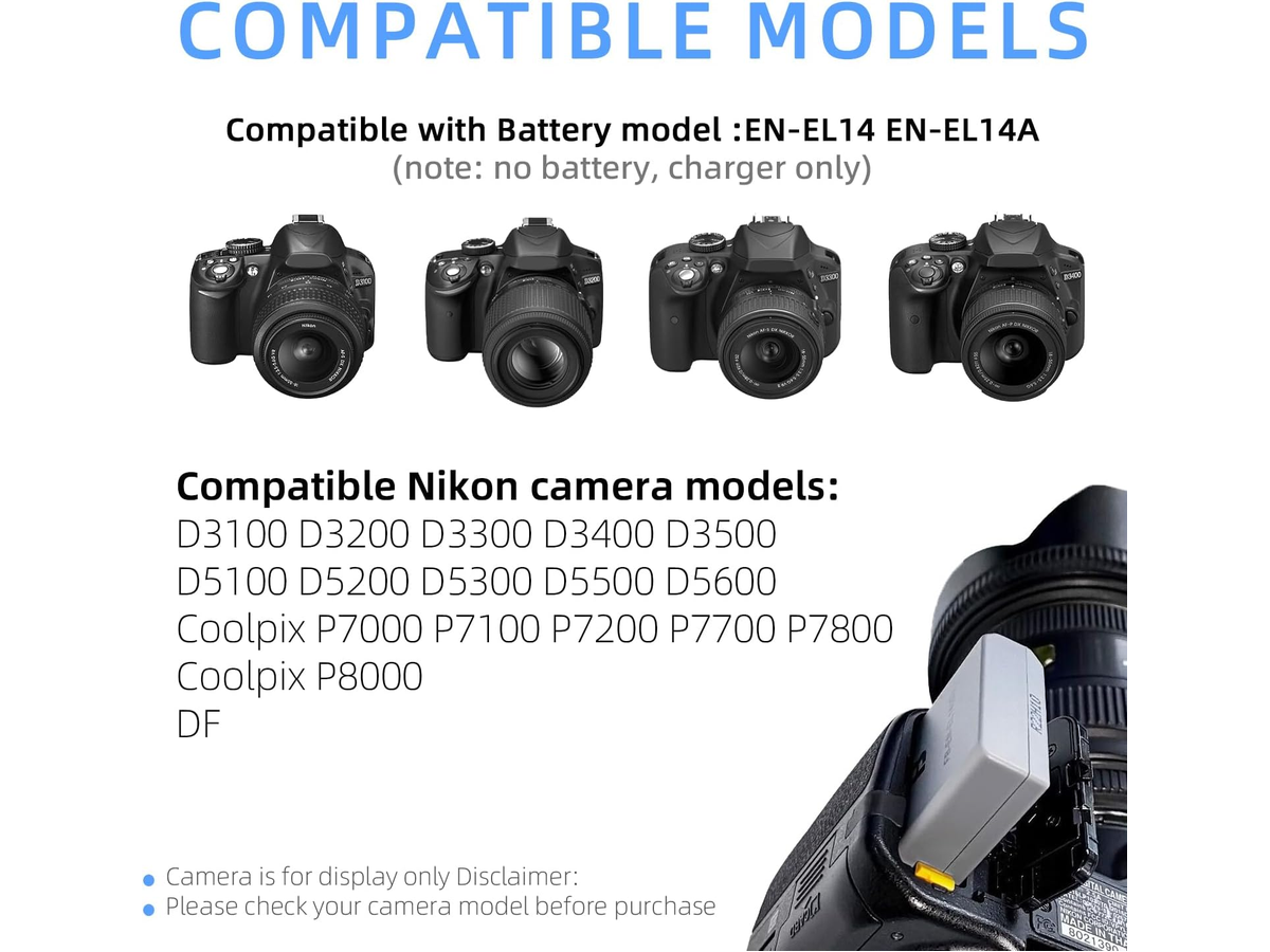 Battery Charger for Nikon