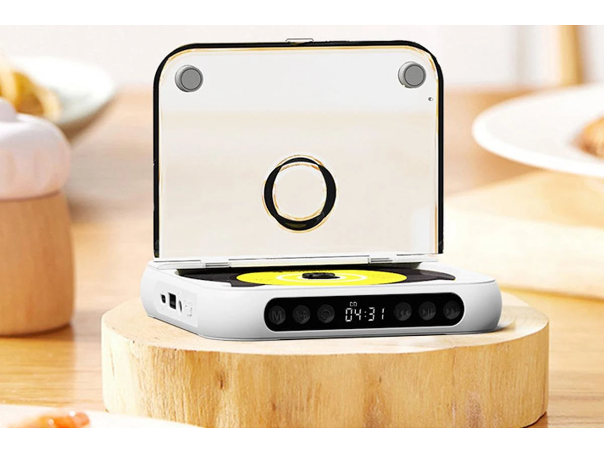 Rechargeable CD Player with Bluetooth