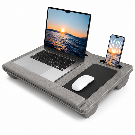 Laptop Table Lap Desk with Cushion