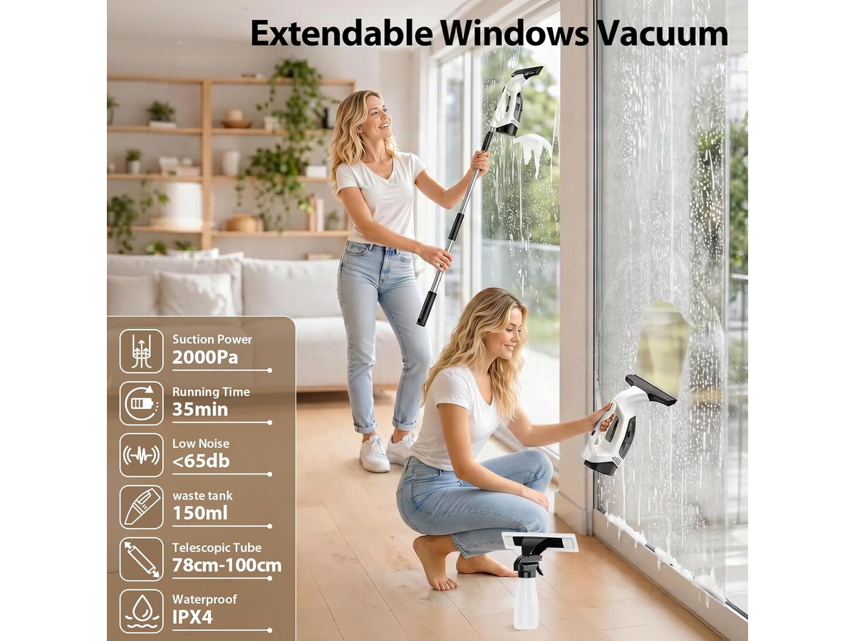 Window Vacuum Cleaner Tool Electric Window Cleaner