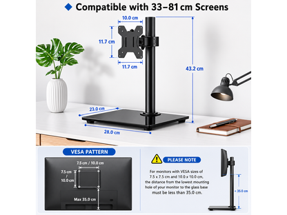 Freestanding Monitor Stand