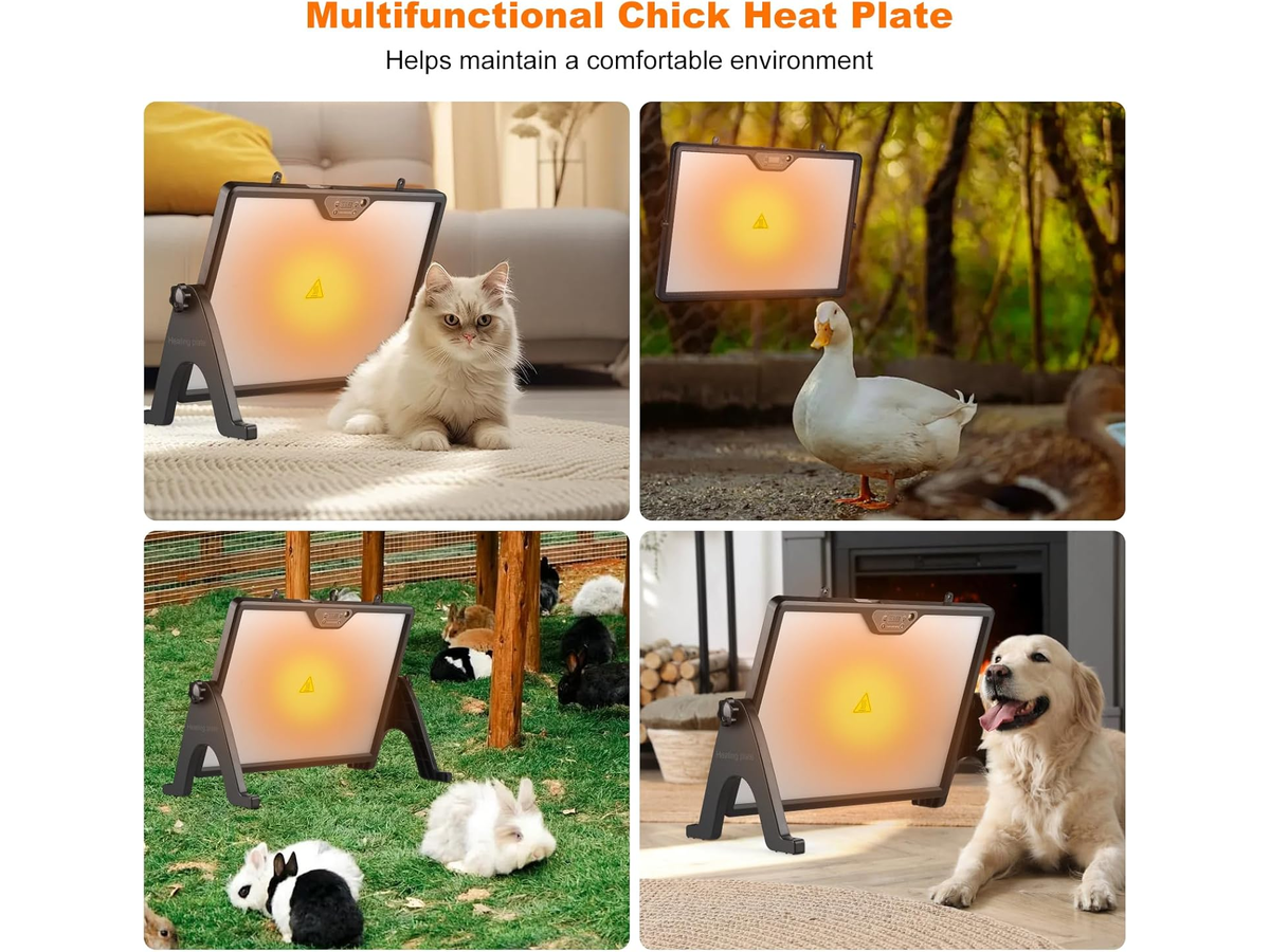 Adjustable Chick Brooder Heating Plate