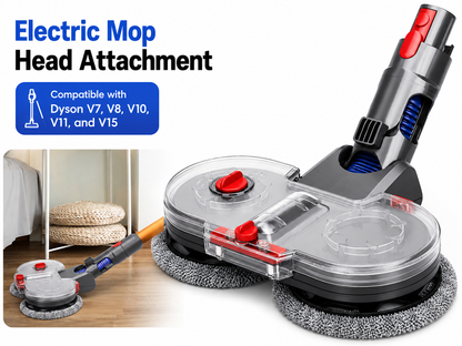 Electric Mop Head Attachment for Dyson