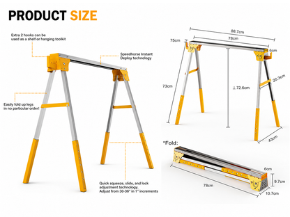 Adjustable Work Bench