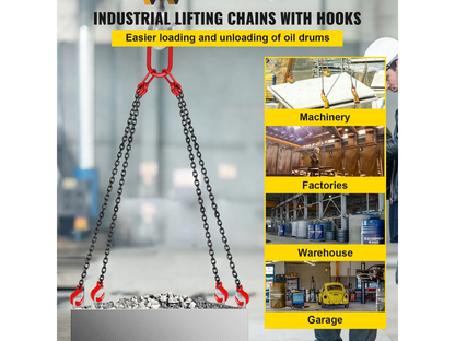 4 Leg Lifting Chain Chain Sling with Grab Hooks 5 Ton