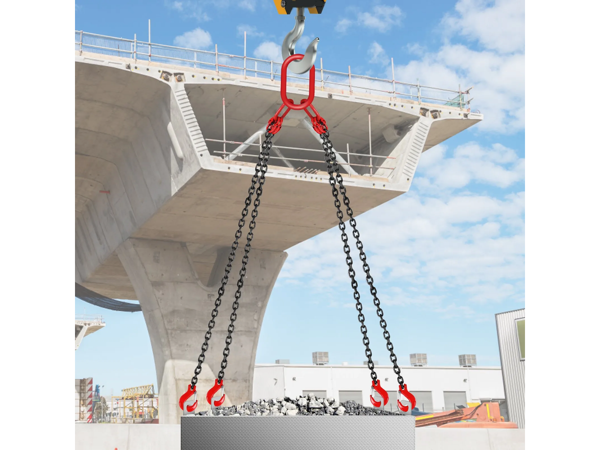 4 Leg Lifting Chain Chain Sling with Grab Hooks 5 Ton