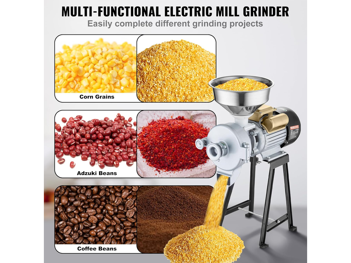 Electric Grain Mill Grinder Machine 3000W