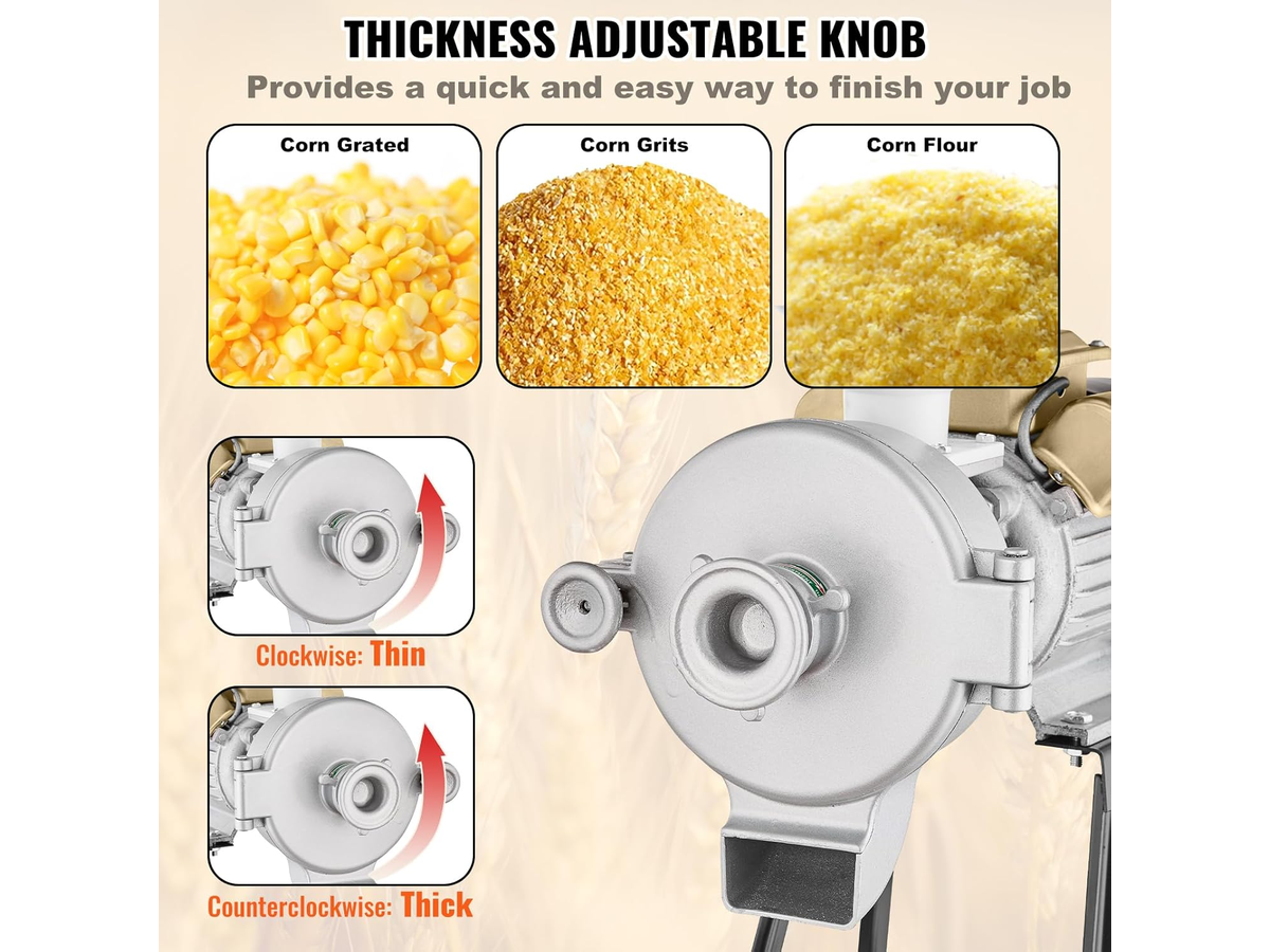 Electric Grain Mill Grinder Machine 3000W