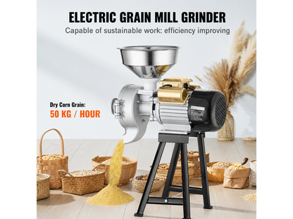 Electric Grain Mill Grinder Machine 3000W