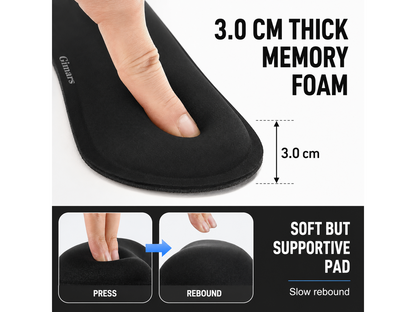 Keyboard Wrist Rest Set Memory Foam