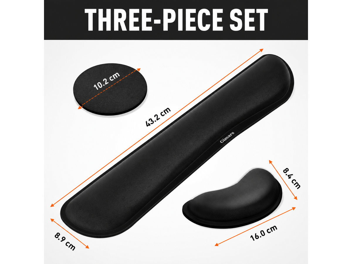 Keyboard Wrist Rest Set Memory Foam