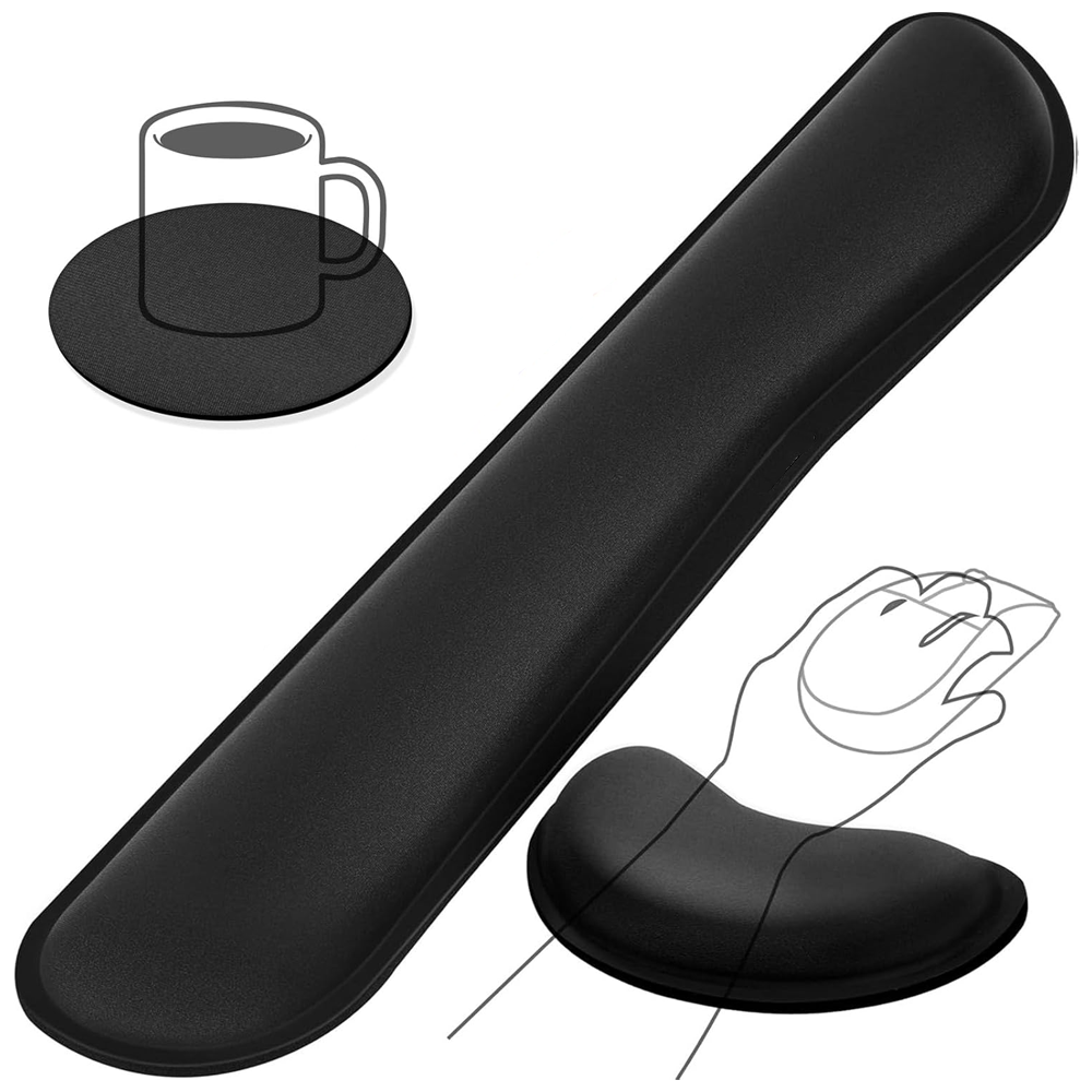 Keyboard Wrist Rest Set Memory Foam