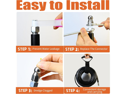 Sewer Jetter Kit for Pressure Washer
