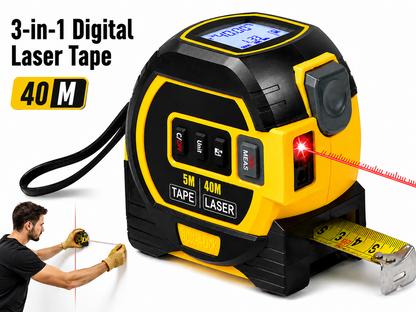 Digital Measure Tape Laser Distance Meter