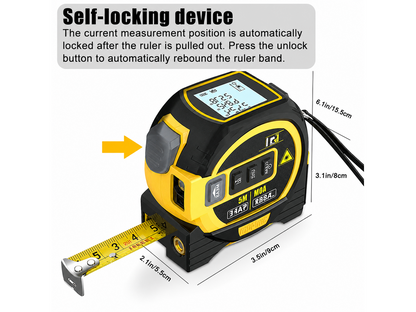 Digital Measure Tape Laser Distance Meter
