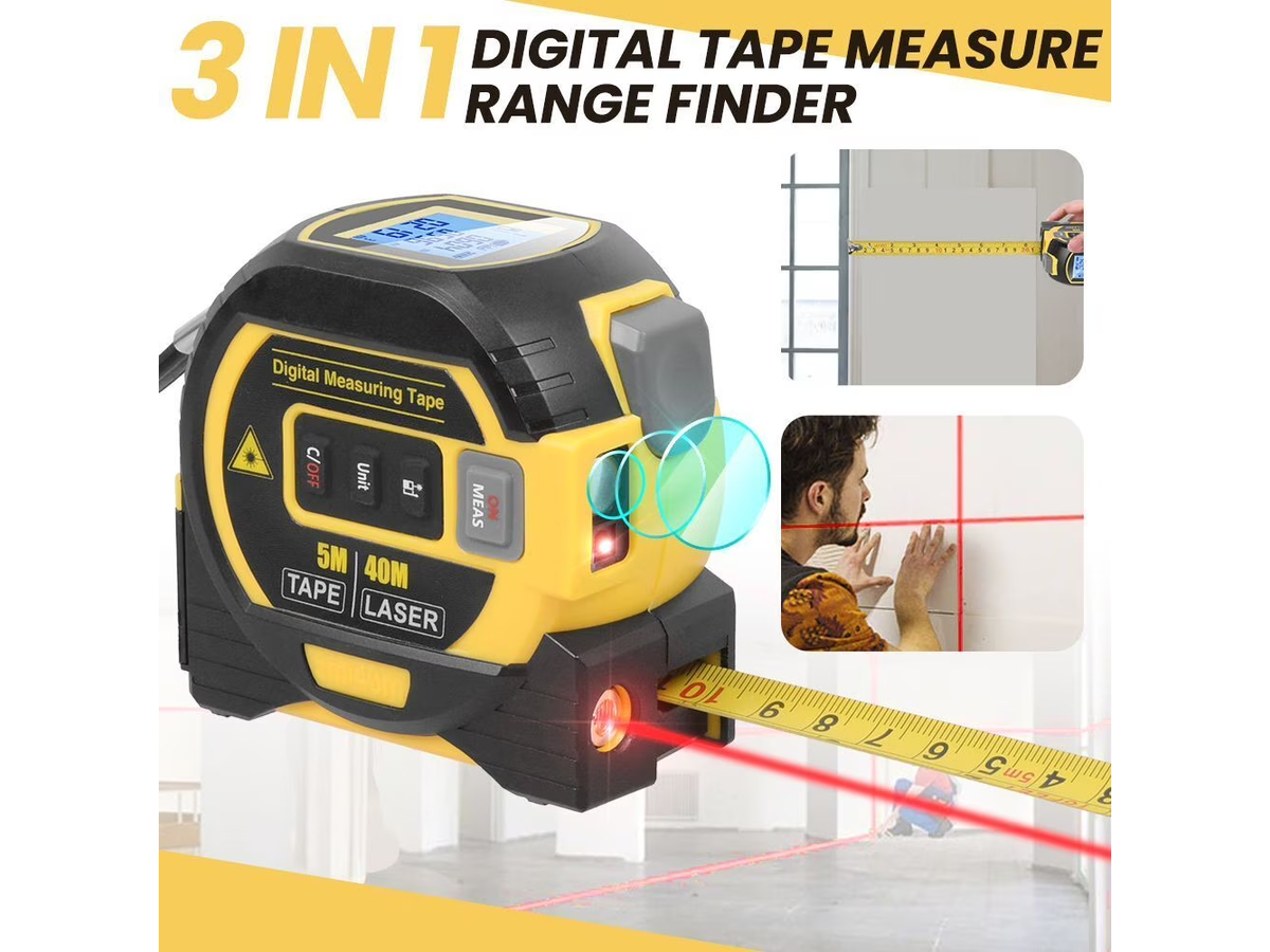 Digital Measure Tape Laser Distance Meter